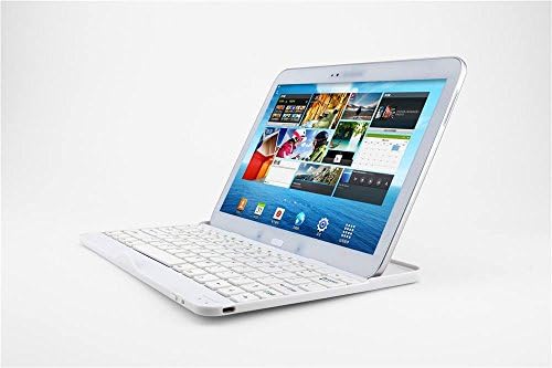 iBravo Bluetooth Keyboard for Samsung Galaxy Note 10.1 (2014, White)