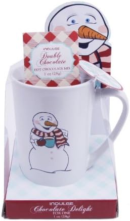 Indulge Chocolate Delight For One Holiday Mug Snowman