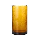 Tall Glass Tumblers Set of 6 - Amber
