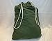 US Military Barracks Cotton Canvas Laundry Bag, Olive Green