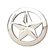 Silver Star "Nautical Star" Metal Belt Buckle