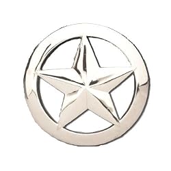 Silver Star "Nautical Star" Metal Belt Buckle