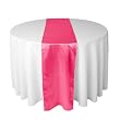 14 x 108 Inch Satin Table Runner Fuchsia