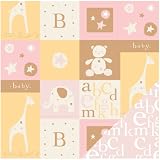 The Gift Wrap Company Roll of Reversible Gift Wrap, Molly's Nursery