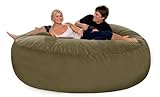 One Up Innovations 11549118 Slumber Jaxx 8 FT Foam Bean Bag - Microsuede Olive