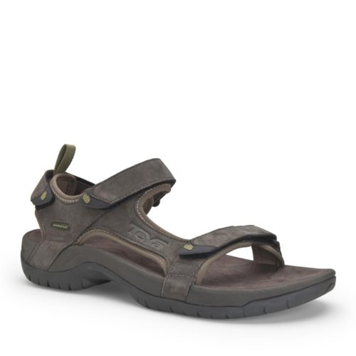 Teva Men's Tanza Leather Sandal,Walnut,11 M US