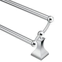 Moen DN8322CH Retreat 24-Inch Double Towel Bar, Chrome