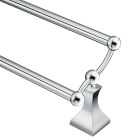 Moen DN8322CH 24-Inch Retreat Double Towel Bar (Chrome)