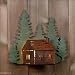 Cozy Log Cabin Sconce