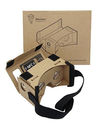 Why Should You Buy Blisstime Google Cardboard 3d Vr Virtual Reality DIY 3D Glasses for Smartphone with NFC and Headband