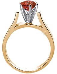 0.75 Ct Round H/I I1 Diamond 14K Yellow Gold Ring