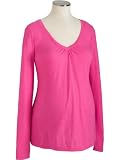 Old Navy Maternity Button-Sleeve V-Neck Tops