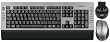 Cabstone KBM 200 GER 2,4 GHz Wireless Desktop Set (Tastatur, 5-Tasten Maus) silber/schwarz