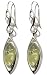 Sterling Silver Caribbean Amber Marquise-Shaped Earrings