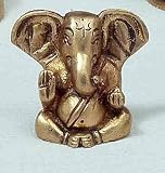 Ganesh 1.75" Small & Detailed Brass Statue - Individually Made In India