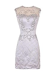 Sexy 2015 Beaded  Sequined Short Homecoming Dress/Party Dress  With Pearls