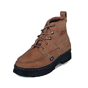 Buy Mens Justin EVA Leather Cushion Comfortable Lace-Up Casual Chukka Boots