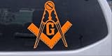 Thumbnail image for Orange 16in X 17.2in — Masonic Square and Compass Car…