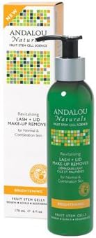 New - Andalou Naturals Revitalizing Lash + Lid Make-Up Remover - 6 oz