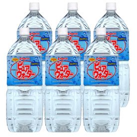 ピジョン　調乳用純水　ピュアウォーター　2リットル×6本（1ケース）