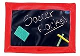 Princess Linens Doodlebugz Chalk Talk Chalkboard Placemat Red