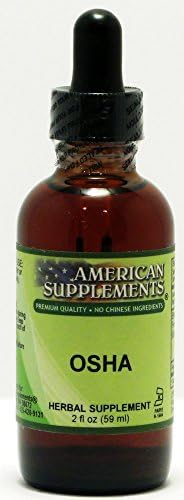 Osha No Chinese Ingredients American Supplements 2 oz Liquid