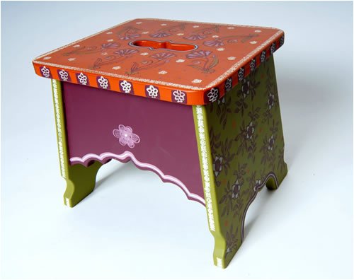 Kitchen: Bohemian Garden Single Step Stool