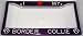 Paw Prints Purple Glitter I Love My Border Collie Frame