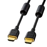 SANWA SUPPLY KM-HD20-15FC ハイスピードHDMIケーブル 1.5m ブラックの画像