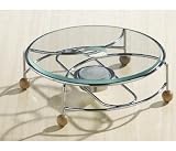 Natural origins round glass plate warmer