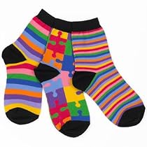 Little Missmatched - pack of 3 Zany79 Crew Cut Socks - Girls age 4-9