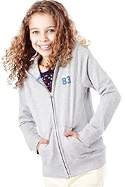 Pure Cotton Zip Through Hooded Sweat Top