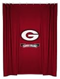 Georgia Bulldogs Logo Shower Curtain