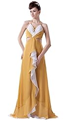 2015 Lace  Halter Bridesmaid Dress/Prom Dress  With Ruffles