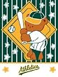 Oakland Athletics 36"x48" Woven Baby Throw Blanket - Baseball Sports Merchandise
