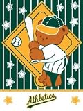 Oakland Athletics Baby Blanket Bedding Throw 36 x 46