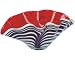 Clam Bowl Black Zebra Jozefina Glass