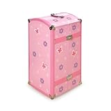 Badger Basket Blossoms And Butterflies Doll Storage Trunk - Pink/Purple