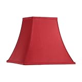 Laura Ashley SBG01309 Charlotte 9-Inch Pagoda Shade, Red