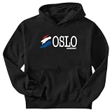 SWEATSHIRT BLACK " OSLO BRUSH " NORWAY