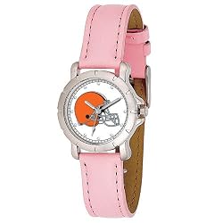 Cleveland Browns Ladies/Child Pink Player Series Watch - NFL Football Fan Shop Sports