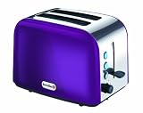 Breville VTT320 Damson Stainless Steel 2 Slice Toaster