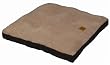 Precision Pet 28 x 28" SnooZZy Tuffet Mat Dog Bed, Natural/Chocolate Precision Pet 28 x 28" SnooZZy Tuffet Mat Dog Bed, Natural/Chocolate