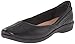 Clarks Women's Haydn Shipper Flat, Black Leather, 8 M US
