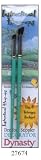 Dynasty Decorator Instructional Hangup - Two Brush Set - Deerfoot Stippler Brushes (Sizes 1/4 & 3/8)