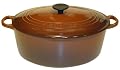 Le Creuset Enameled Cast-Iron 3-1/2-Quart Oval French Oven, Chestnut