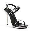 4 1/2 Inch Sexy Wedding Shoes Bridal Shoes Stiletto With Rhinestones Heel Silver / Clear