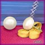 14K 9-10MM Freshwater Pearl Stud Earrings