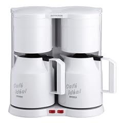 Severin KA 5825 Duo-Thermo-Kaffeeautomat, wei� / 2 x bis 8 Tassen / 2 x 800 W