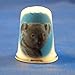 Porcelain China Collectable Thimble -- Koala Bear with Free Gift Box
